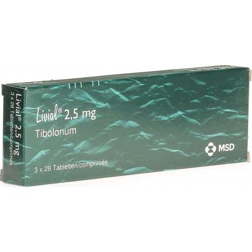 Ливиал 2,5 мг 3 × 28 таблеток 